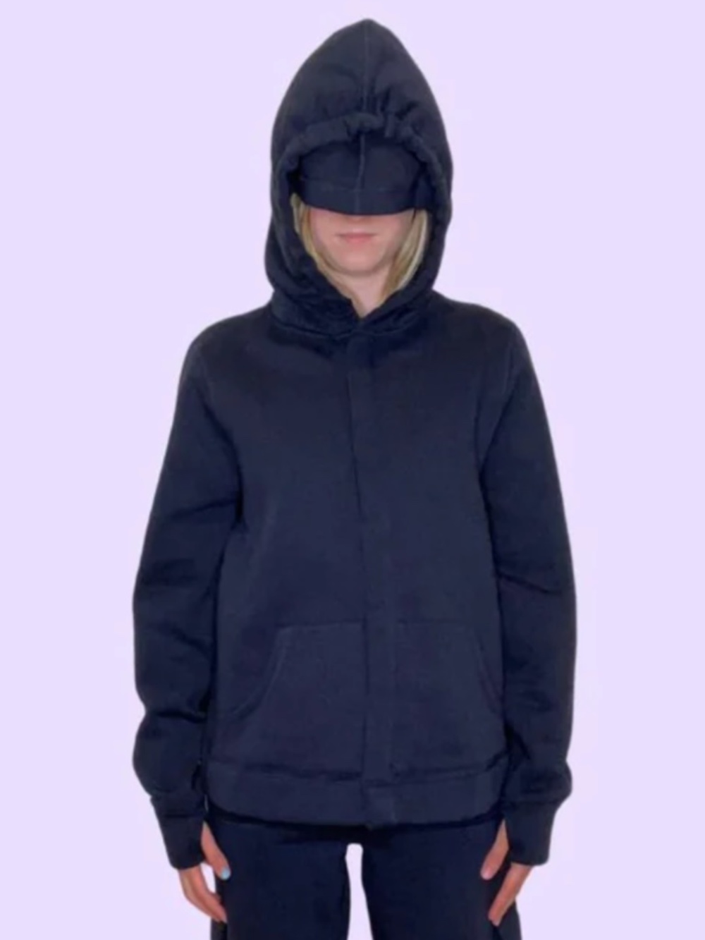 NWT Sensory Hoodie - Sound Reducing Hood + Eye Mask - Unisex L